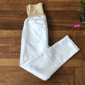 MATERNITY White Jeggings